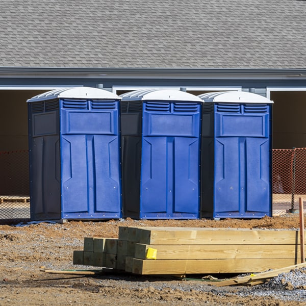 how do you ensure the portable toilets are secure and safe from vandalism during an event in Summerfield